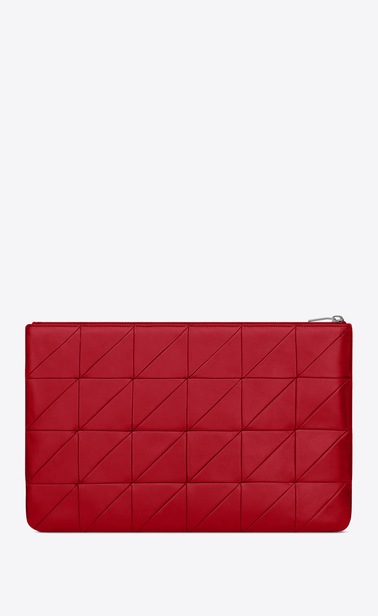 jamie document holder "carré rive gauche" in lambskin